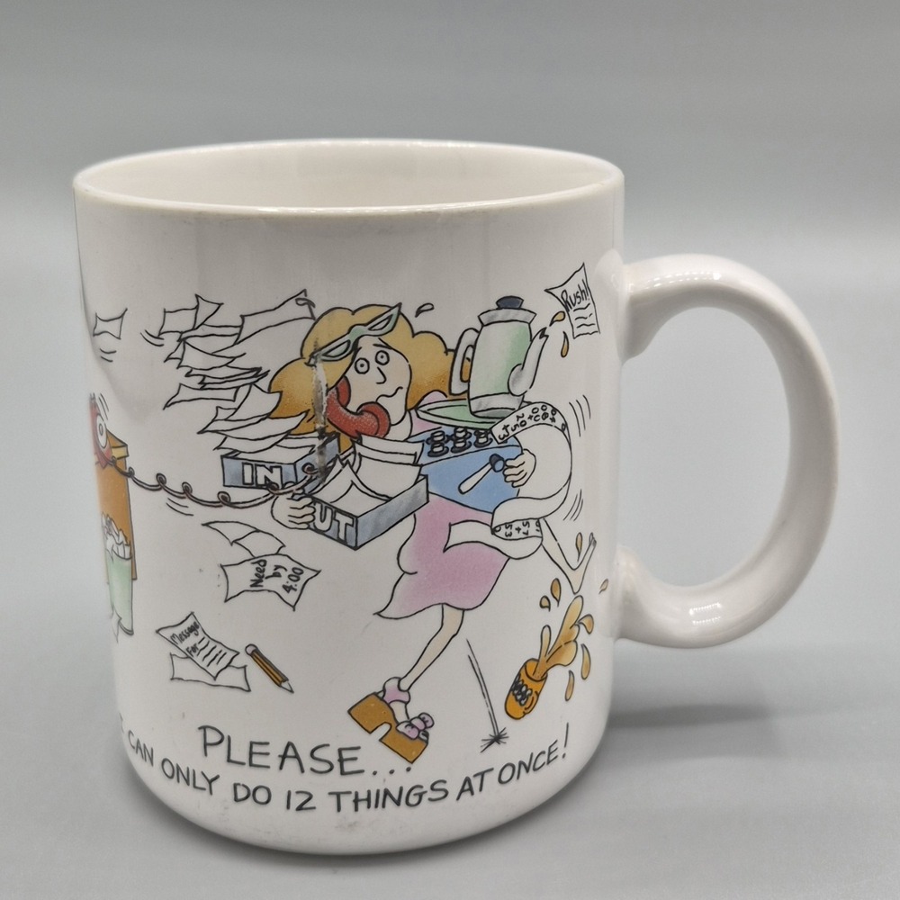 "I Can Only Do 12 Things At Once" Secretary Gift Mug Pre Digital Office Hallmark